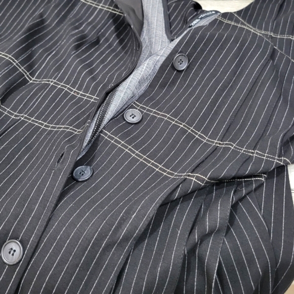 ZARA Striped Button Closure Midi Dress - Picture 10 of 15